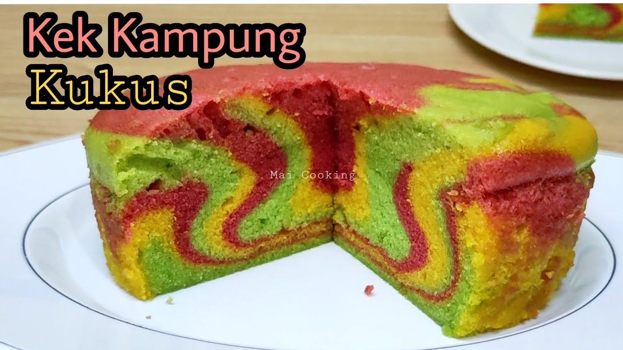 KEK KAMPUNG Sukatan Cawan VERSI KUKUS, lebih moist dan sedap 👍