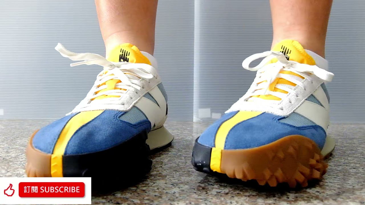 New Balance XC72 (Blue/Yellow) | XC-72 | UXC72BC3 on feet