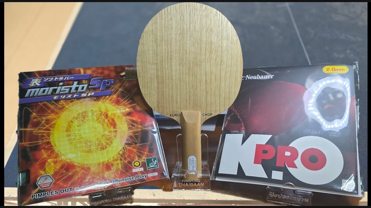 Test SUNWEI FEXTRA Allround Euro Chop with Nittaku moristo sp & Dr.Neubauer K.O. Pro Review