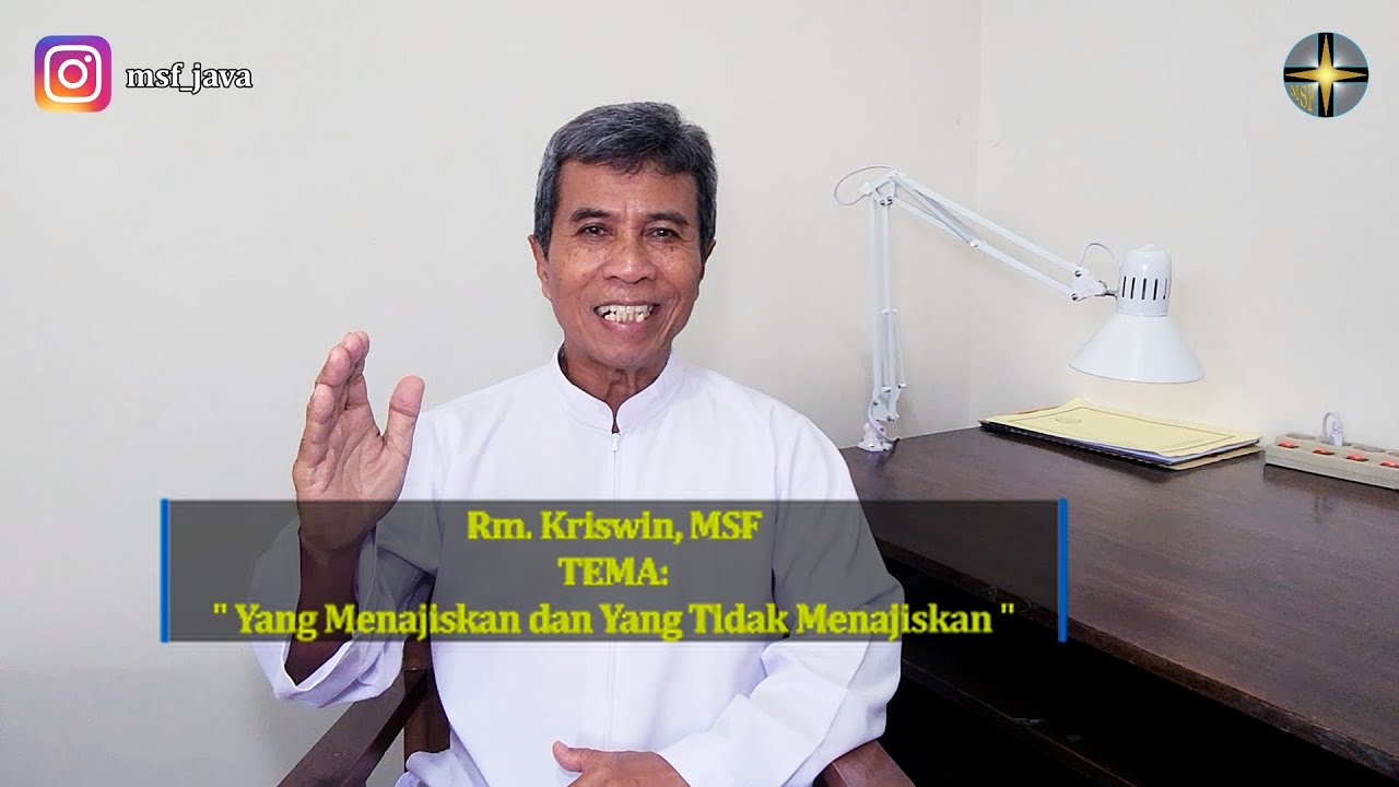 Rhema 11 Februari: Rm. Kriswin | Yang Menajiskan dan Yang Tidak Menajiskan