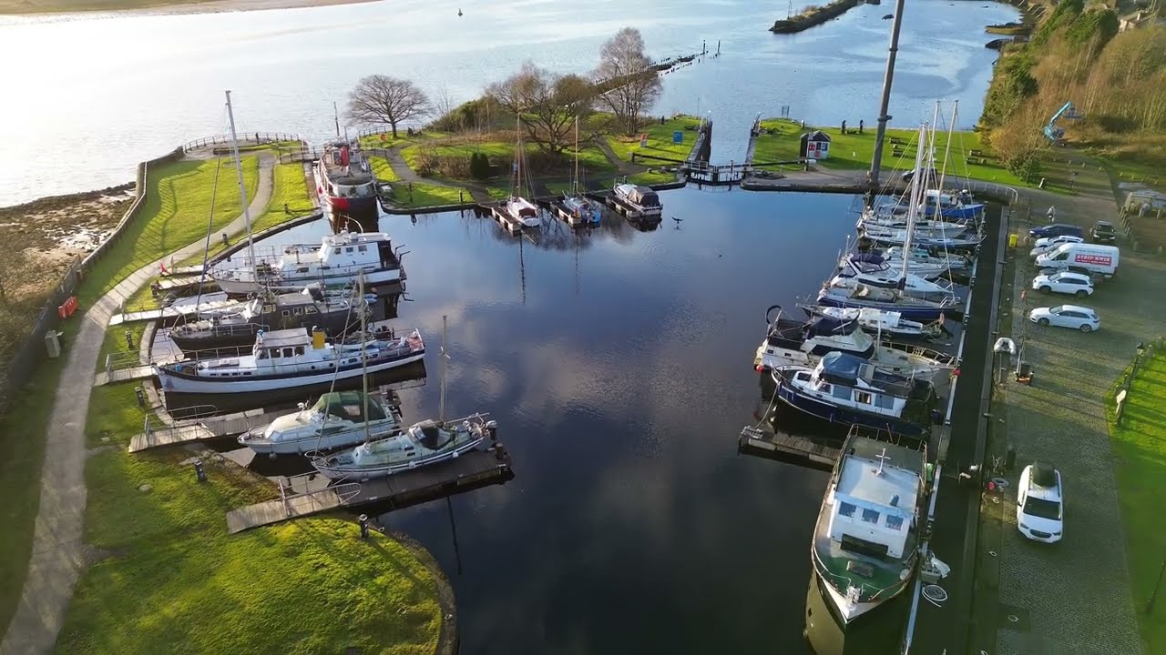 Bowling Basin, West Dunbartonshire...DJI mini 3.