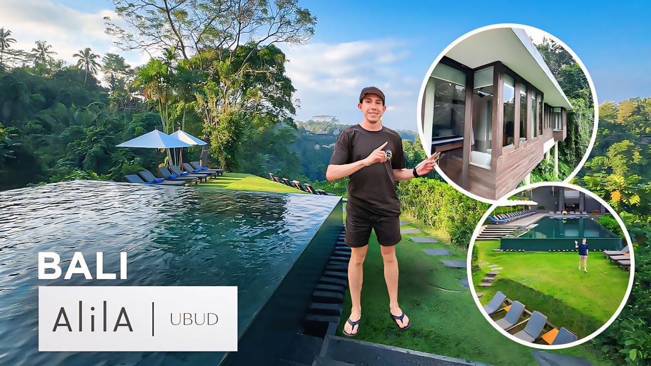 I Stay In a Treehouse Villa at Alila Ubud Bali, You HAVE To See This Pool!【4K Tour】