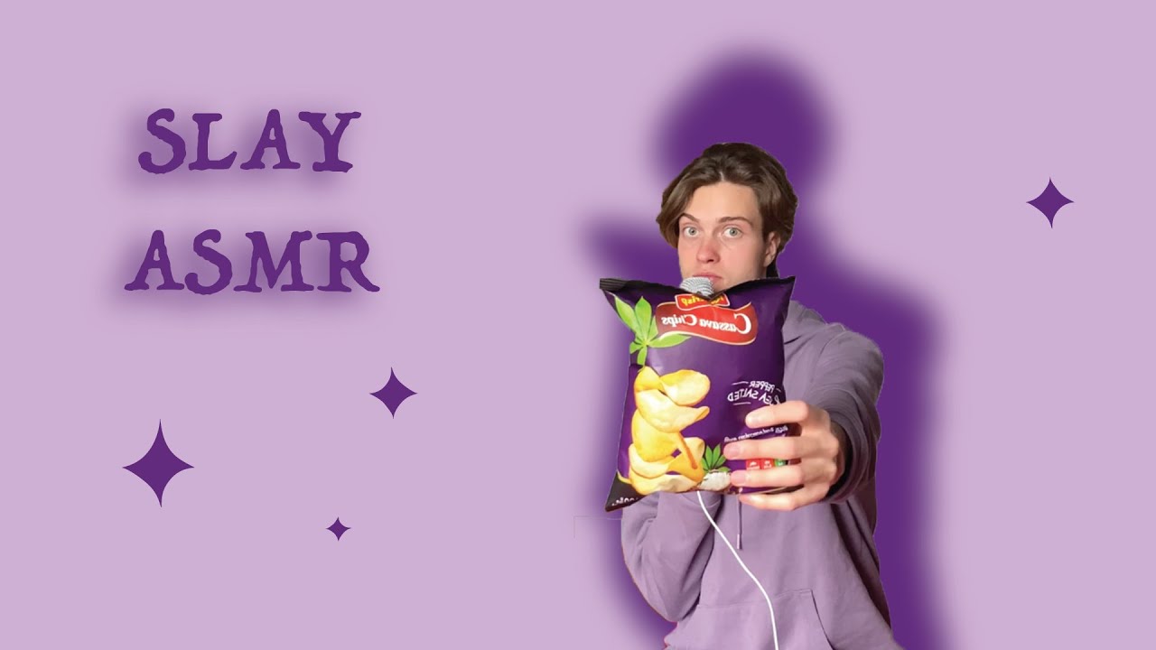 ASMR poetry with the me eating casava chips