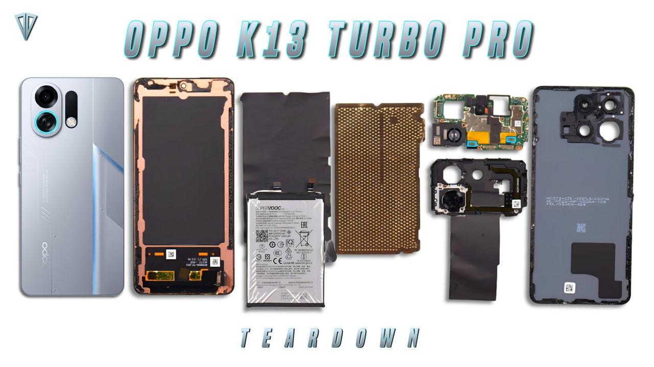 OPPO K13 Turbo Pro TEARDOWN - See What's inside this phone!