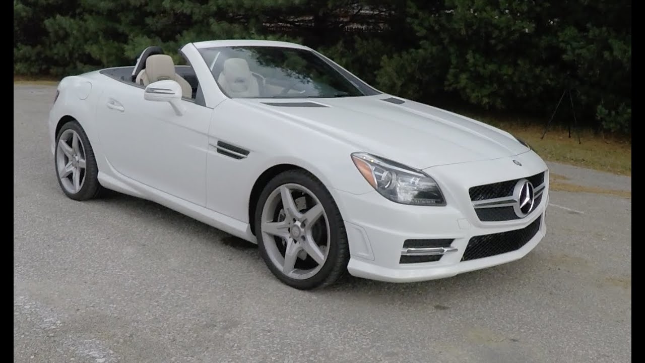 2015 Mercedes Benz SLK250 Hardtop Roadster | White | Martinsville, IN | 18188A