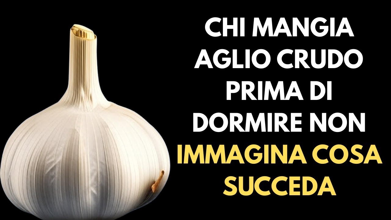 Chi mangia aglio crudo prima di coricarsi non immagina cosa succede.