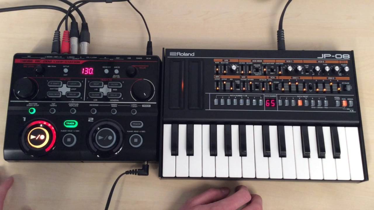 Boss RC 202 и Roland JP 08 — обзор и демонстрация
