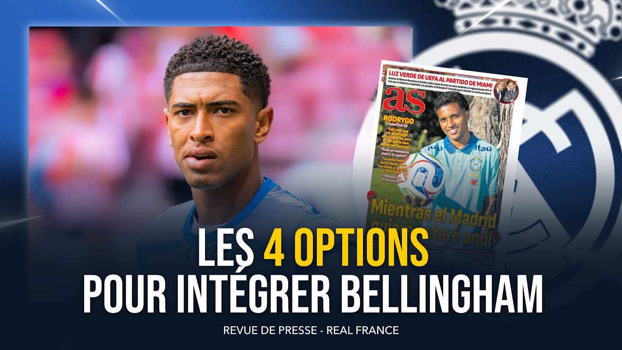⚽️🏴󠁧󠁢󠁥󠁮󠁧󠁿 LES 4 TACTIQUES POSSIBLES AVEC BELLINGHAM / MASTANTUONO SUR LES TRACES DE RAÚL
