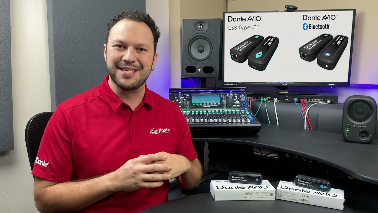 Новые продукты: адаптеры Dante AVIO USB C и Bluetooth