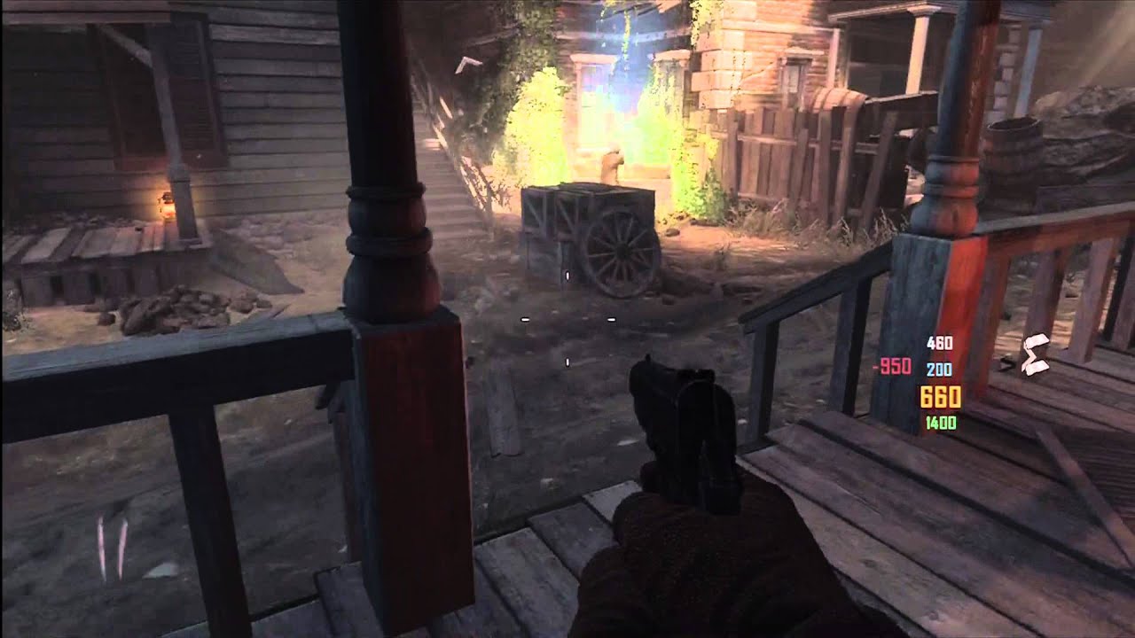 Black ops 2 weird glitch on Buried