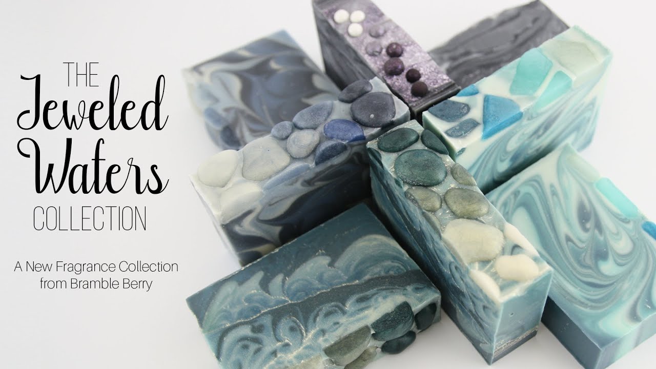 Jeweled Waters Fragrance Collection from Bramble Berry: Cold Process Soap