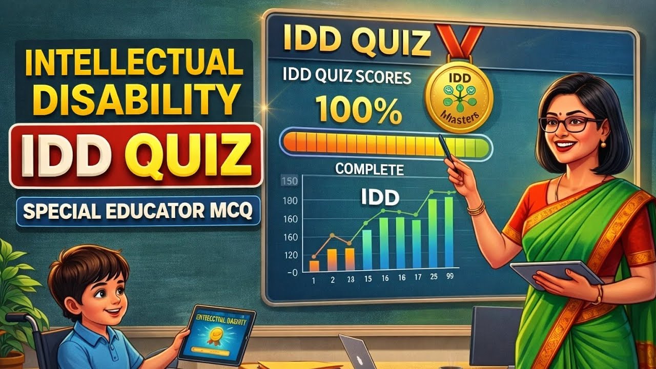 Kvs Special Educator Tier 2 Idd MCQ # Special Educator Vinit 
