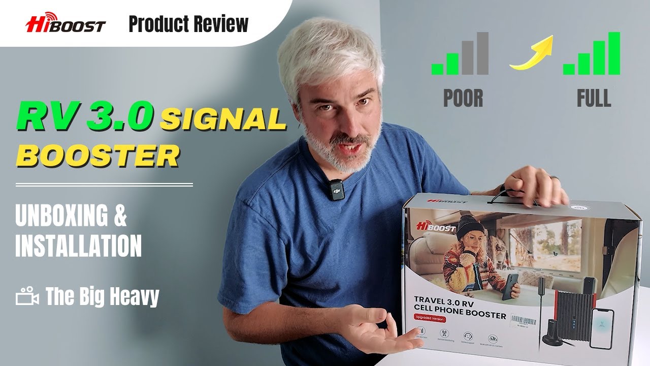 RV 3.0 Signal Booster Unboxing & Installation Guide | Hiboost