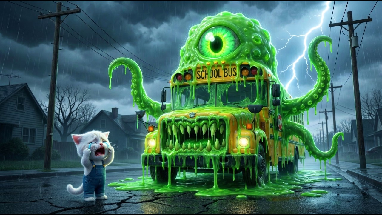 The Naughty Black Cat Tries to Trouble the Little White Kitten… 🐱🚓  #cat #ai #funny ##kitten #meow