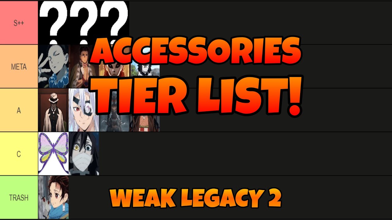 Weak Legacy 2 ACCESSORY TIER LIST – Best Accessories You MUST Get!