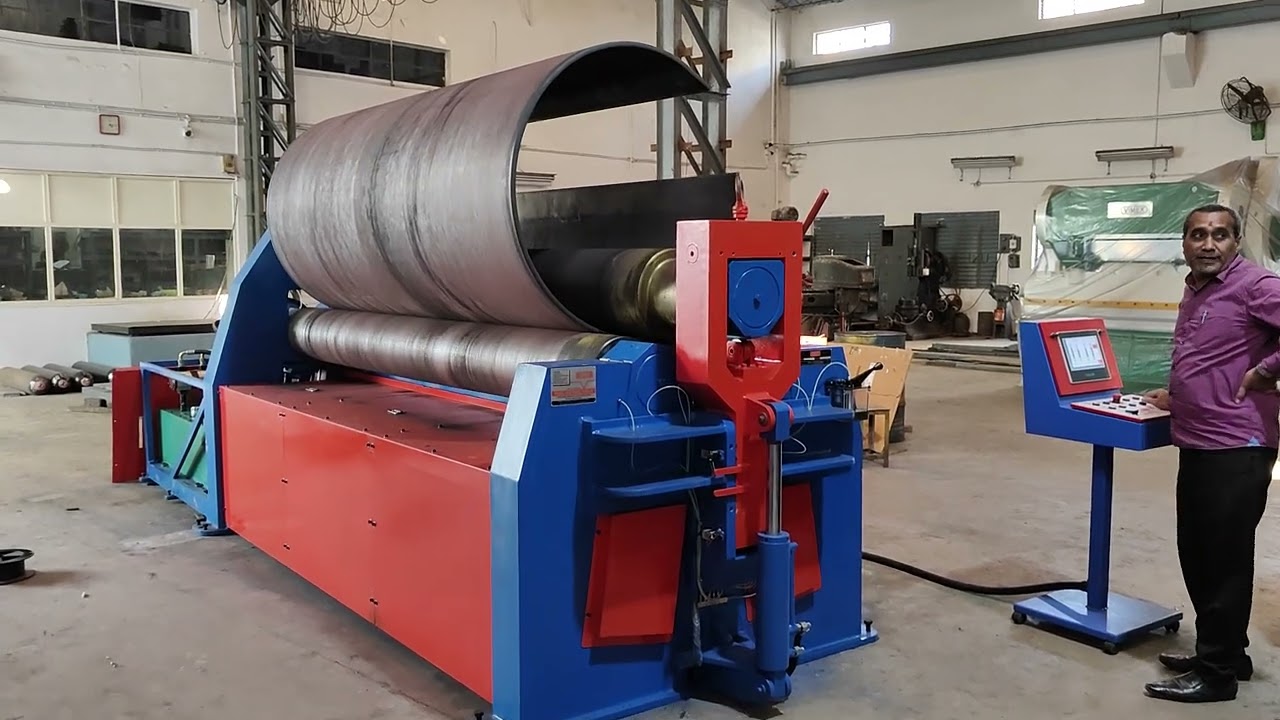 VIMEX Plate Rolling Machine #fabrication #bendingmachine #formingmachine #platerolls #innovation