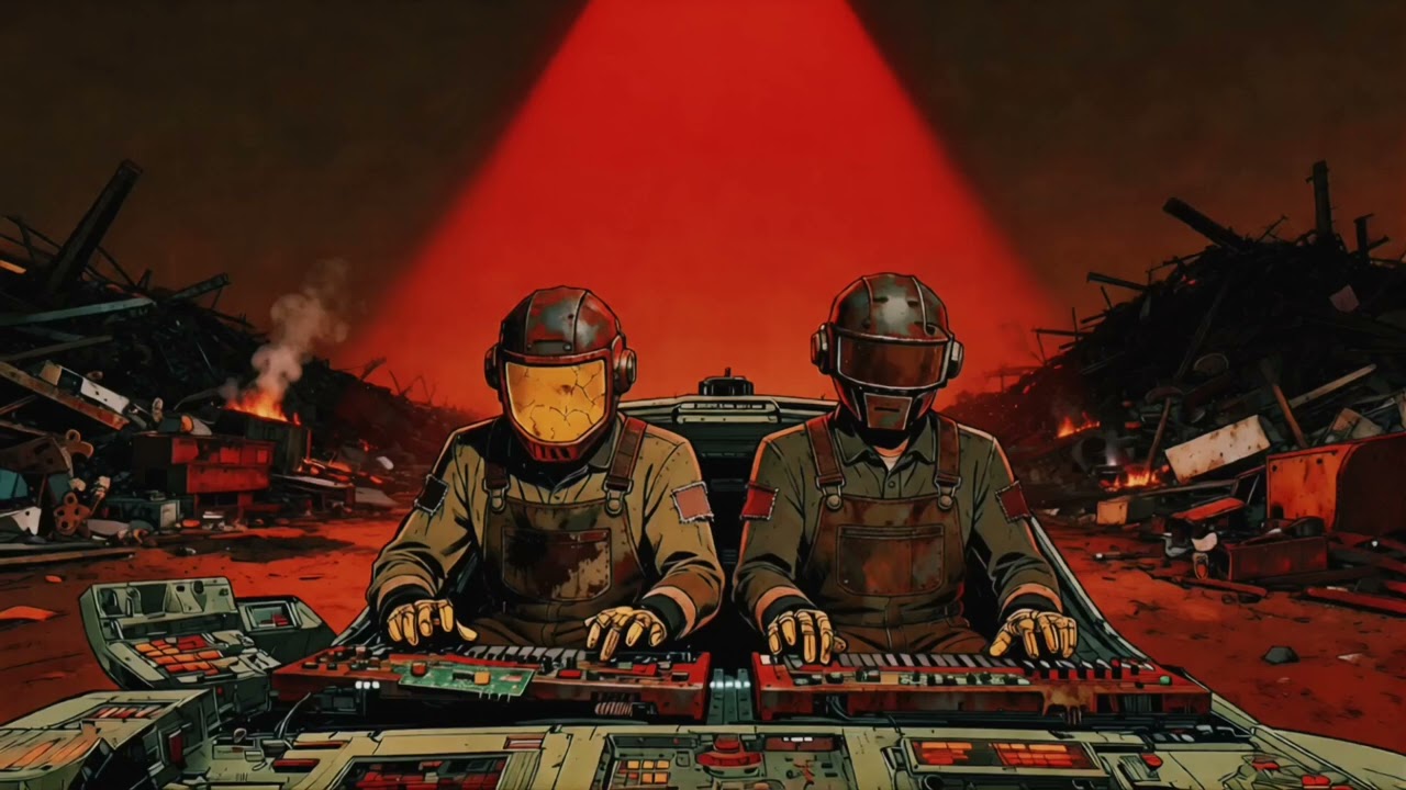 Daft Punk Inspired – Endless Neon Night 🍄🤖 | French Touch, Electro Disco, Retro Wave, Funk Groove