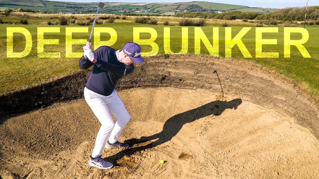 REAL GOLF BUNKER TIPS deep bunker EXIT PLAN