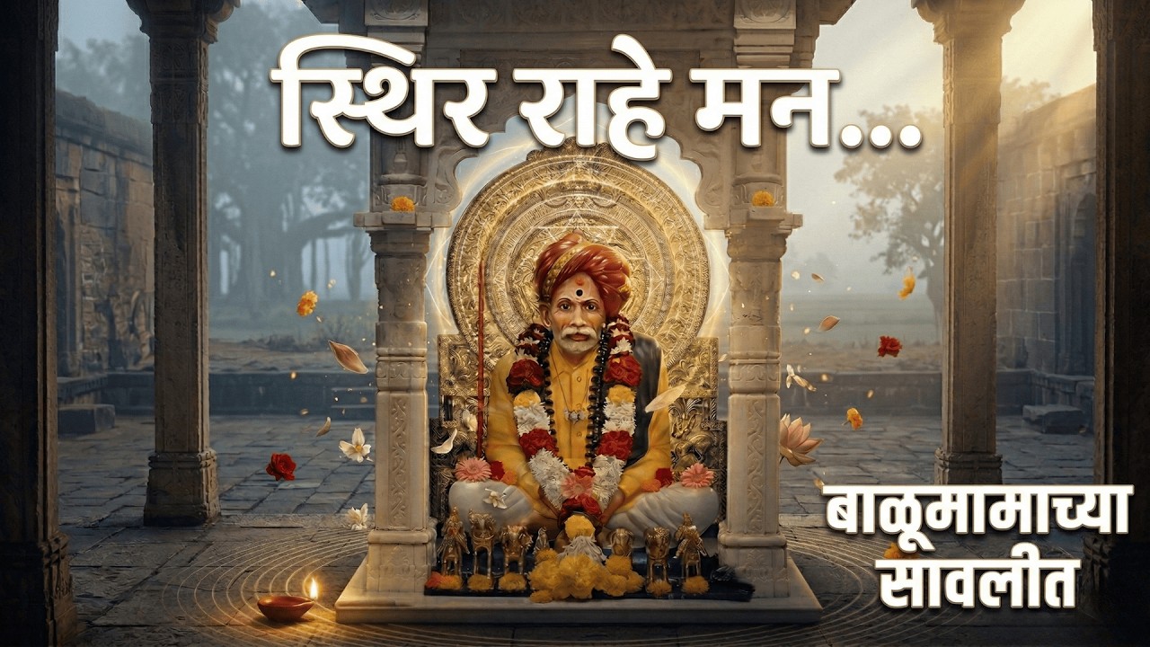 स्थिर राहे मन माझे | बाळूमामा ध्यान भजन | सकाळचे शांत भक्तिगीत | Balumama Meditation Song