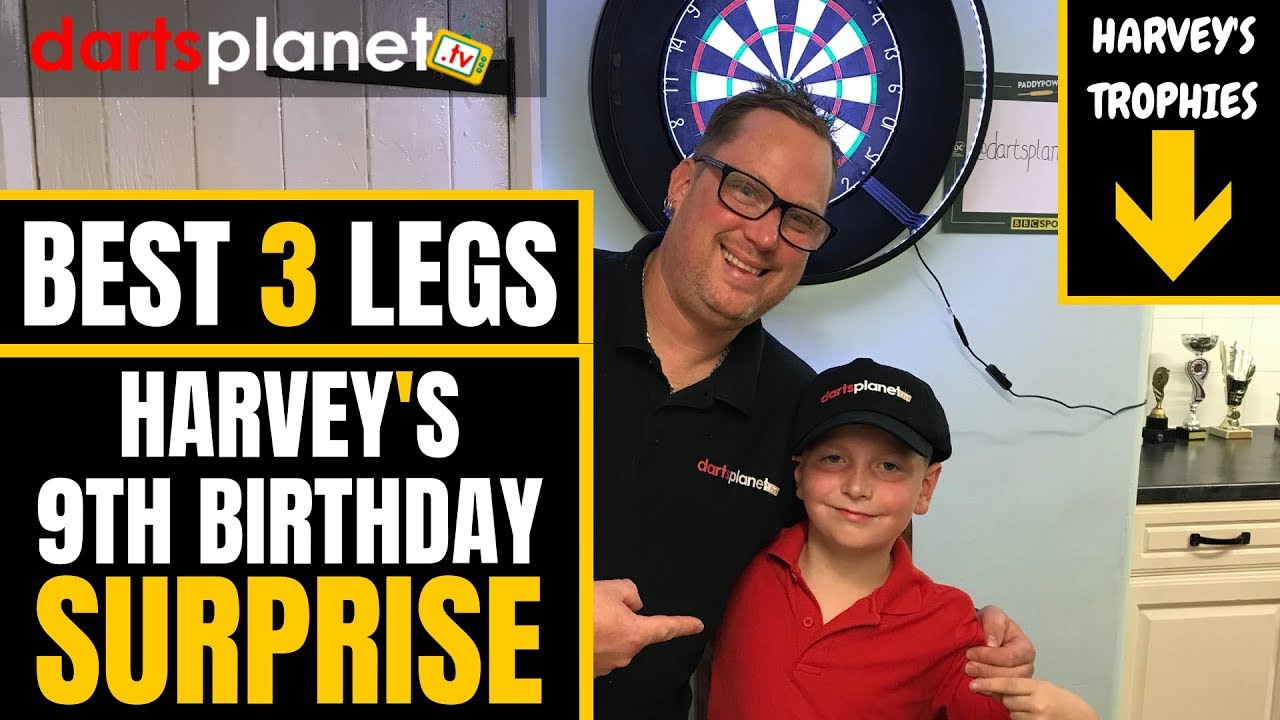 HARVEY'S 9TH BIRTHDAY SURPRISE - BEST OF 3 LEGS + LOTS OF BANTER