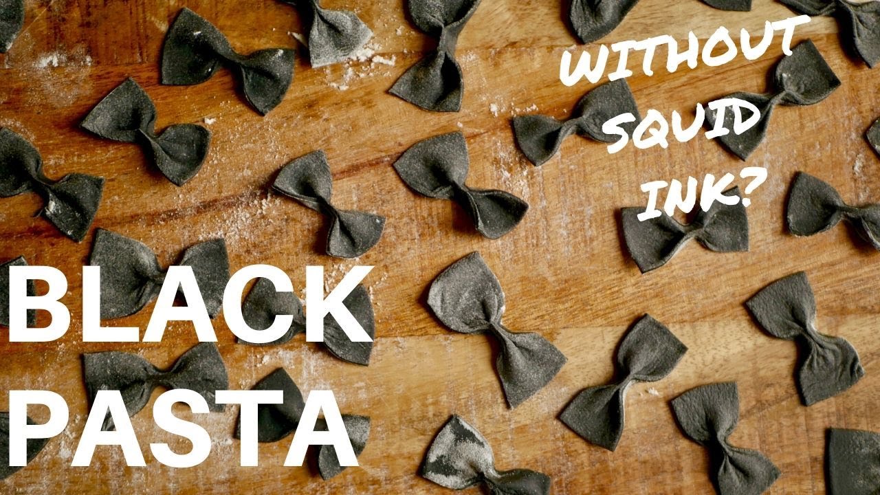 Charcoal Farfalle Pasta