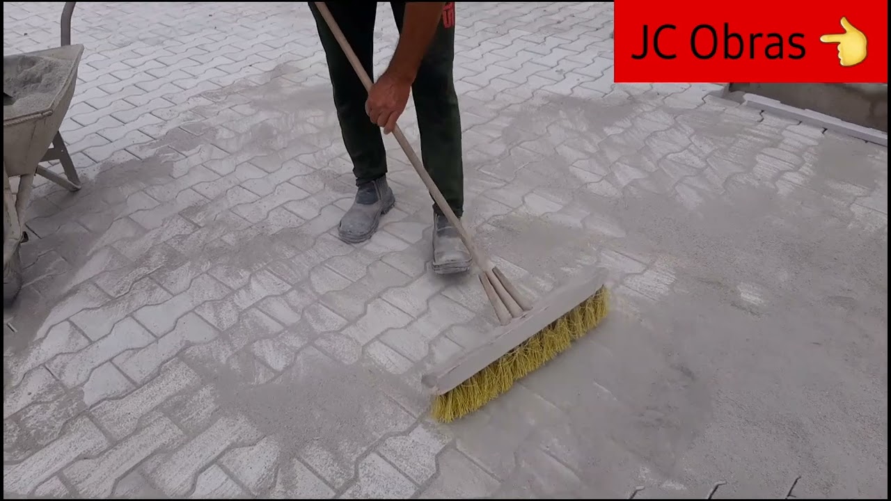 Já viu como é feito o rejunto dos intertravados ( peive)