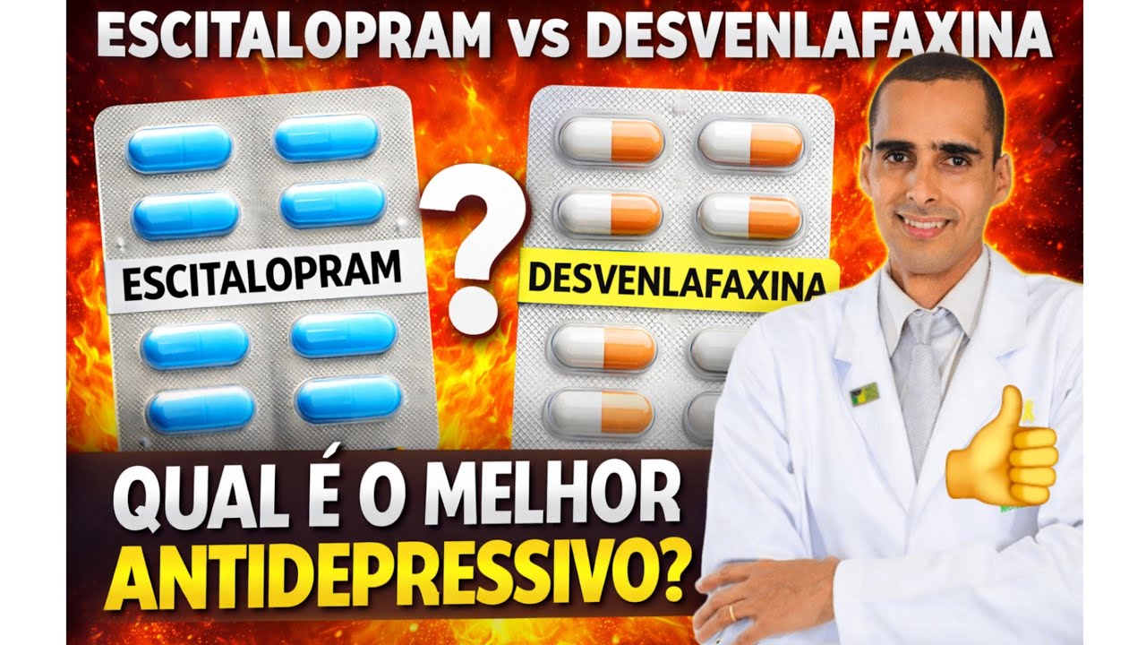 Escitalopram ou desvenlafaxina qual escolher? 