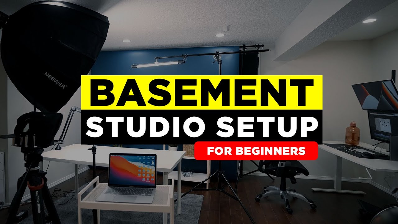 How I set-up our basement as Video Studio (For beginners)