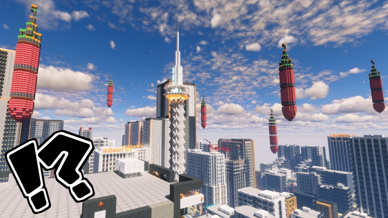 【マイクラ】大都市をTNTミサイルで破壊してみた結果！！！！！