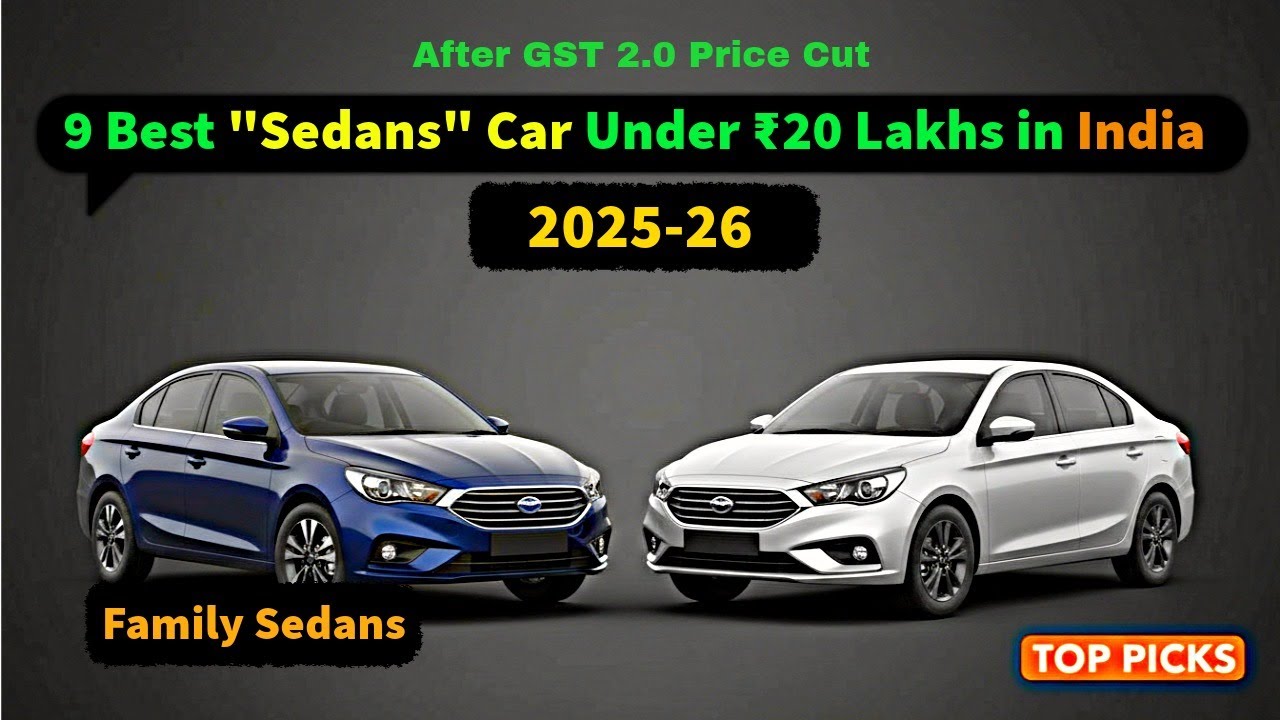 Best 9 Sedans Car under ₹20 Lakhs in India 2025-26 | Aapki Next Car Kaunsi Hogi? | Review & Price!