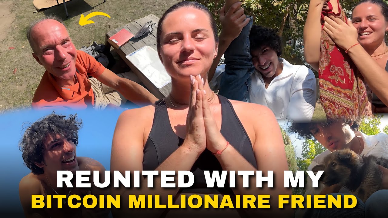 Back in Rishikesh, reunited with my Bitcoin millionaire friend 💸😱