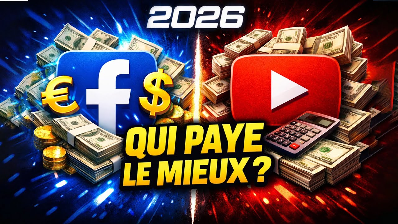 Facebook ou YouTube : quelle plateforme paye le mieux les créateurs en 2026 ?
