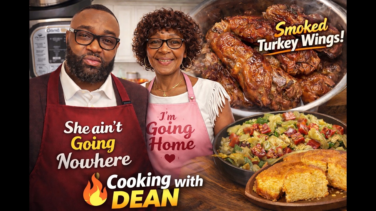 Smoked Turkey Wings in Instant Pot + Candied Yams & Cabbage | Cooking with Dean