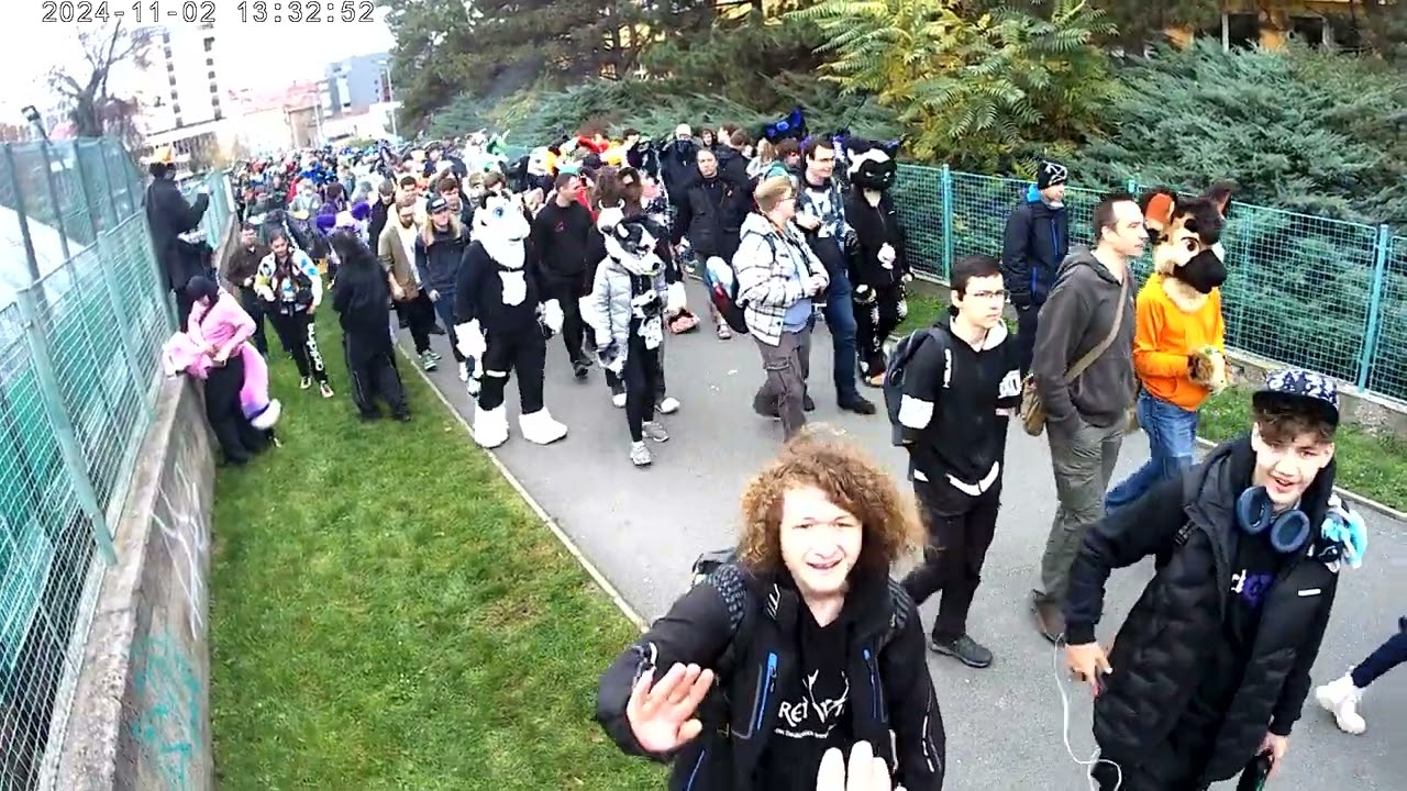 Fursuit Halloween Outing Prague 2024 UNCUT ( 3.)