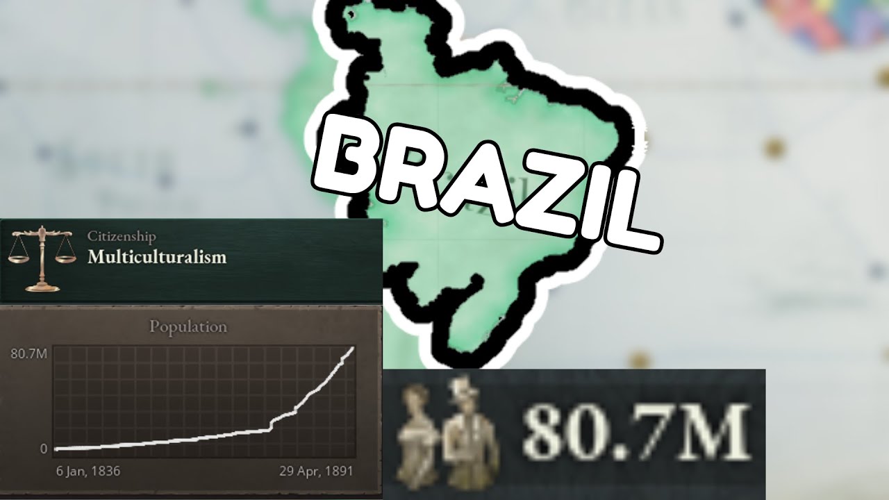 making everyone COME TO BRAZIL with multiculturalism in victoria 3