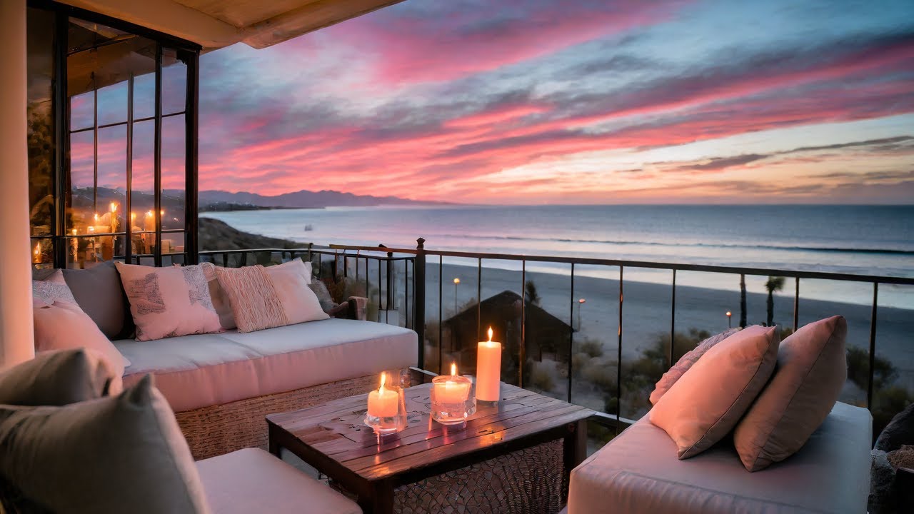Calming Ocean Waves from a Baja California Balcony | Nature Sounds for Tinnitus & Stress Relief