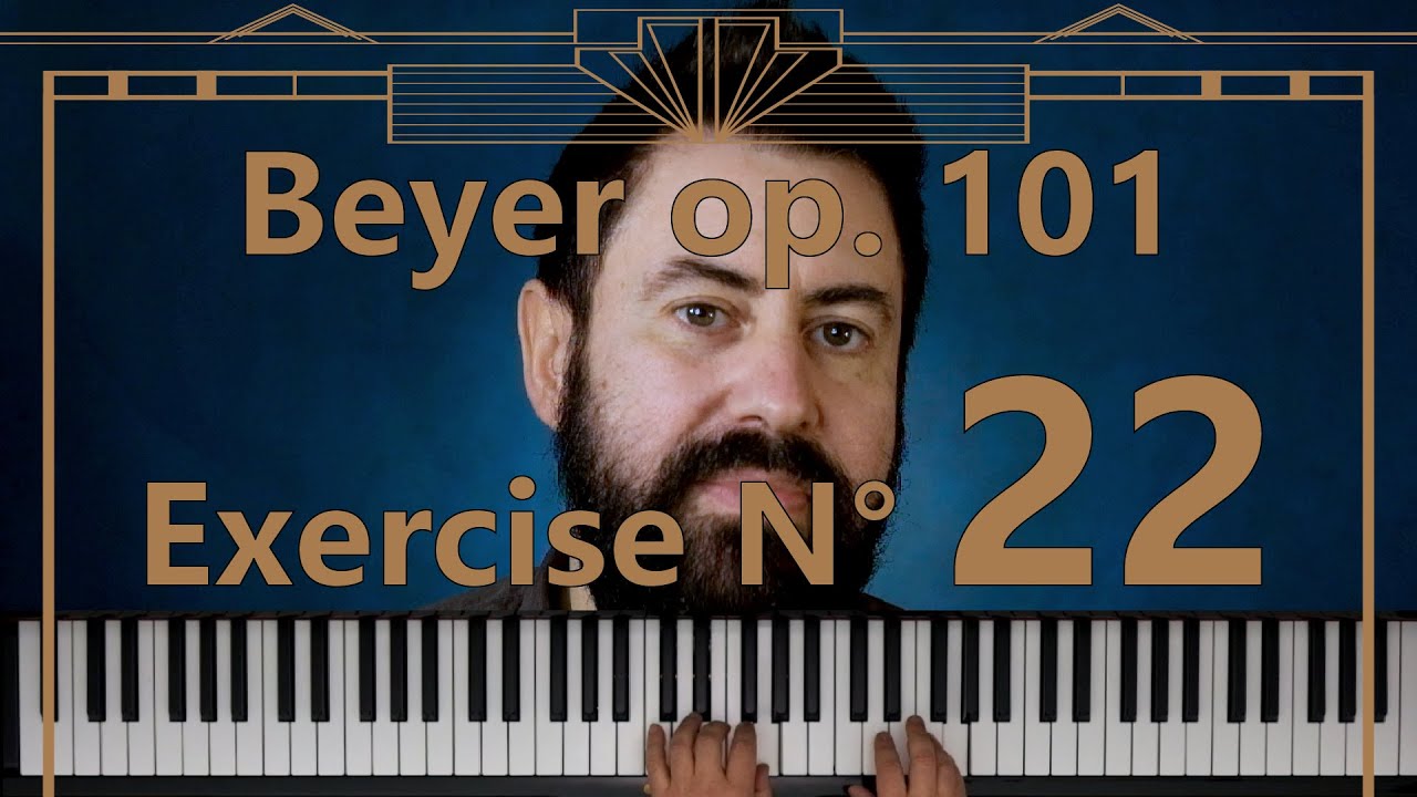 Piano tutorial - Beyer Op. 101 esercizio N° 22