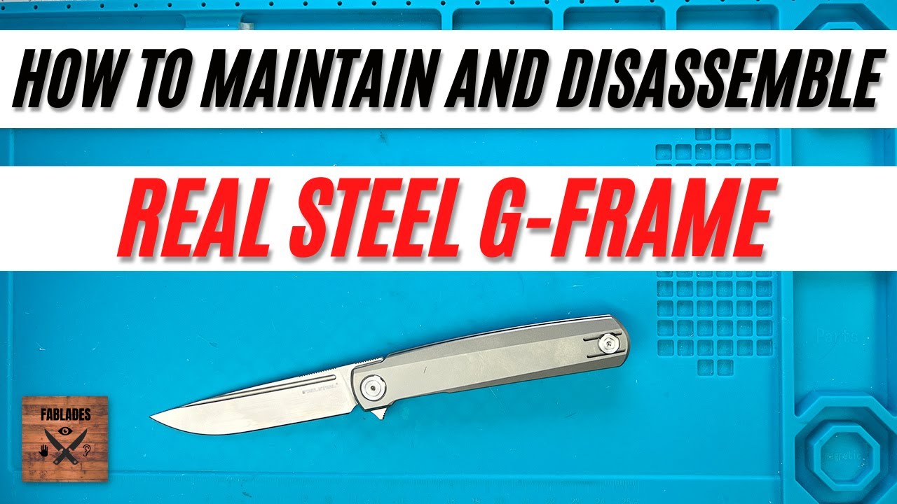 How to Maintain and Disassemble Real Steel G-Frame. Fablades Full Review