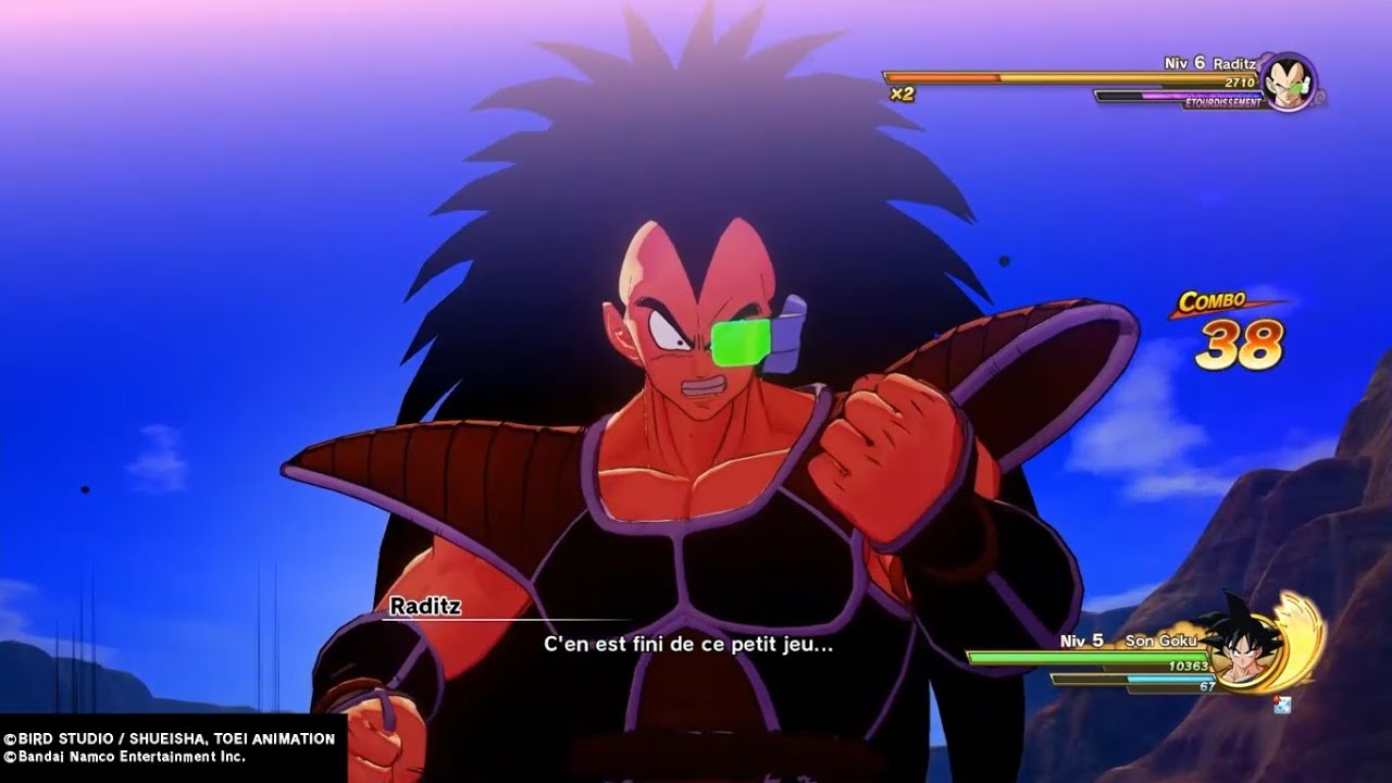 DRAGON BALL Z KAKAROT - Raditz no damage x2
