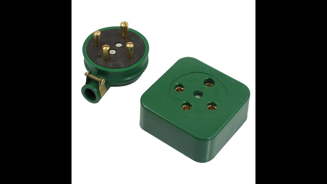 Horror Chinese 32A 440v Power Outlet and Plug Autopsy