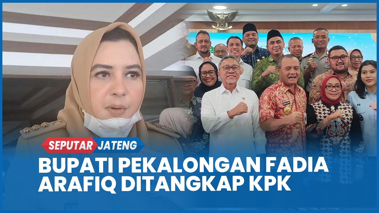 Gubernur Ahmad Luthfi Prihatin Bupati Pekalongan  Fadia Arafiq Terjaring OTT KPK