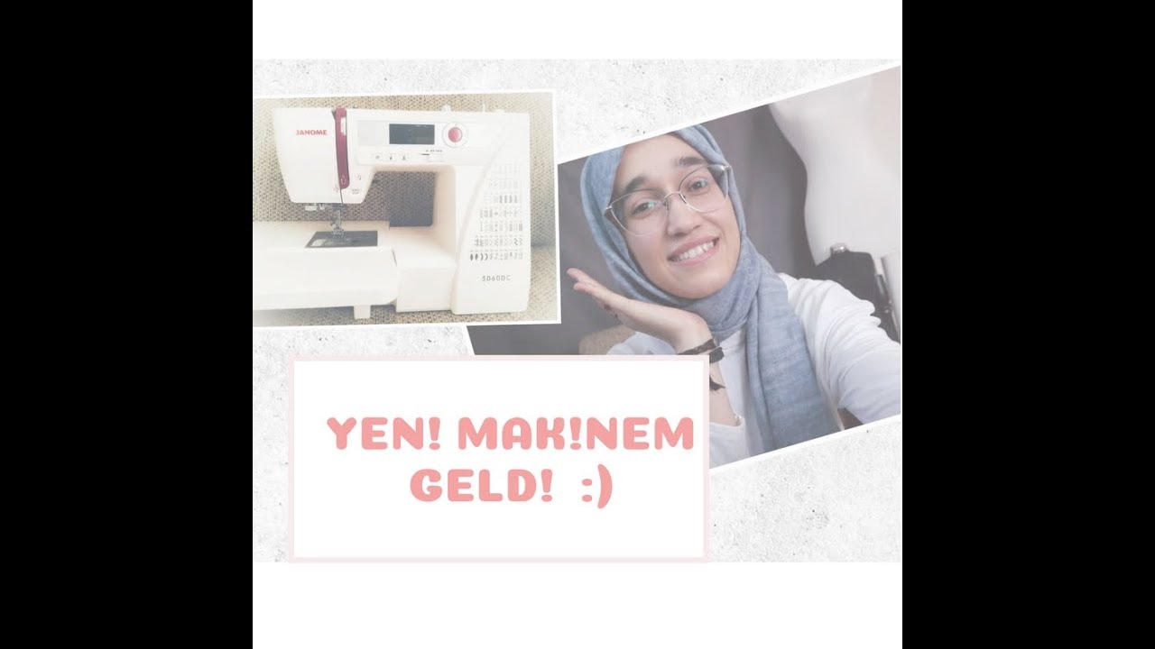 YENİ DİKİŞ MAKİNEM GELDİ ! | İlk İzlenim | Janome 5060 DC