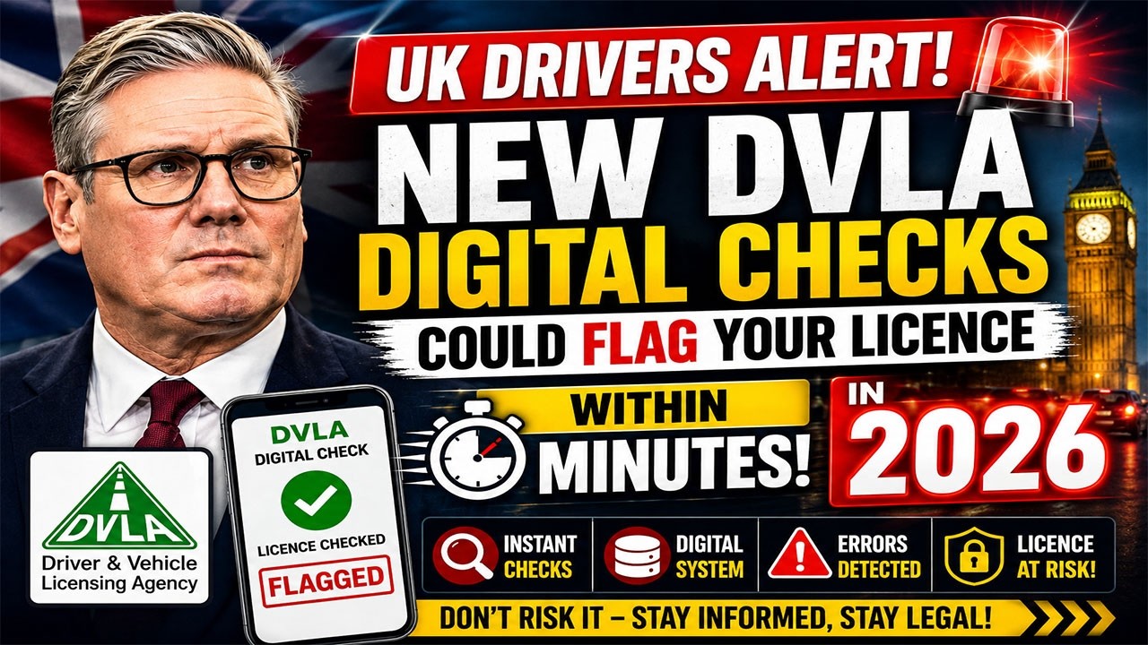 UK Drivers Alert New DVLA Digital Checks Could Flag Your Licence Within Minutes in 2026