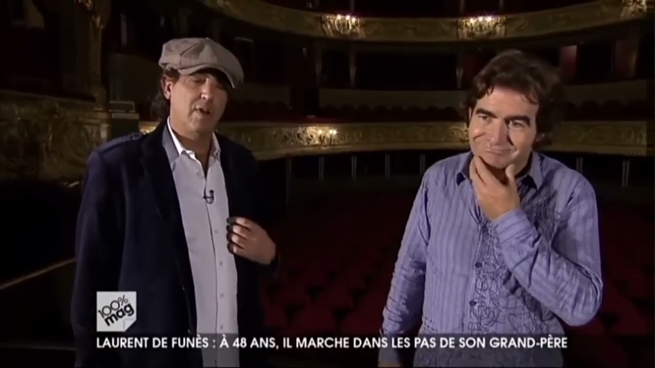 Reportage sur Laurent De Funès dans 100% MAG