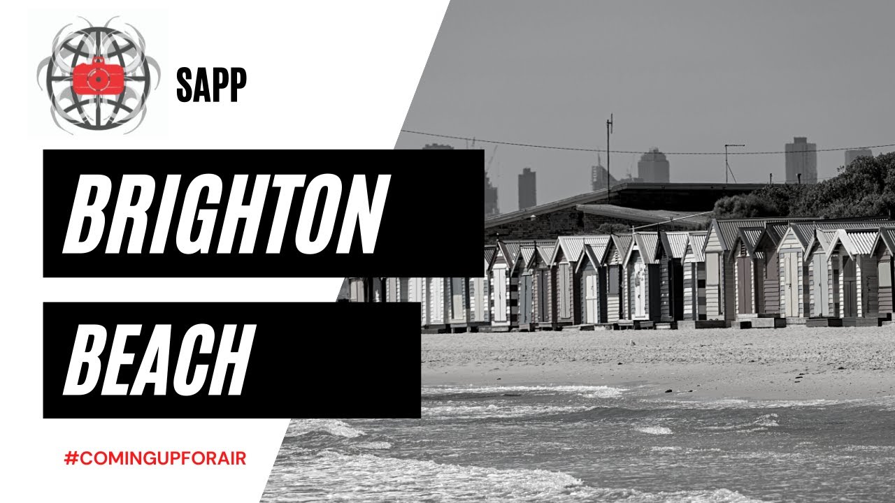 Comingupforair // Brighton Beach, Victoria from above