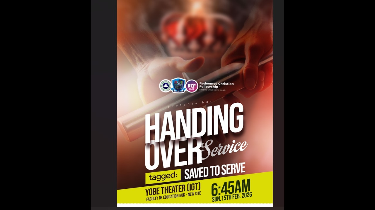 HANDING OVER SERVICE || 15TH FEBUARY, 2026 ||