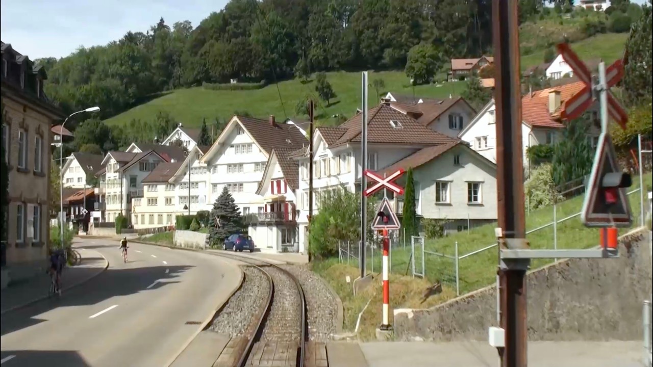 ★ 🇨🇭 Teufen - St. Gallen cogwheel cab ride, Switzerland [11.09.2011] (by Andreas Perren)