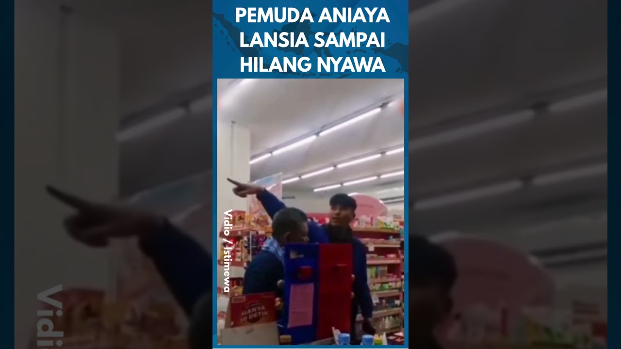 VIRAL PREMAN SOK JAGO! Pemuda Aniaya Lansia Usai Ditegur Diduga Mencuri di Minimarket di Bandung