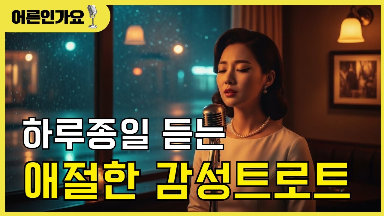 중년들의 가슴을 울리는 감성트로트 |트로트발라드|창밖의거리