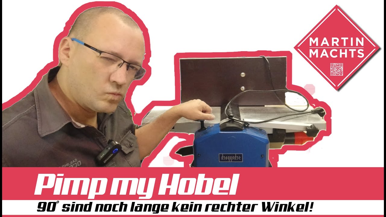 Total Easy: Pimp my Anschlagwinkel Scheppach HMS850 Abrichthobel